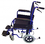 Χειροκίνητο αναπηρικό αμαξίδιο μεταλλικο ή αλουμινίου τύπου TRANSIT