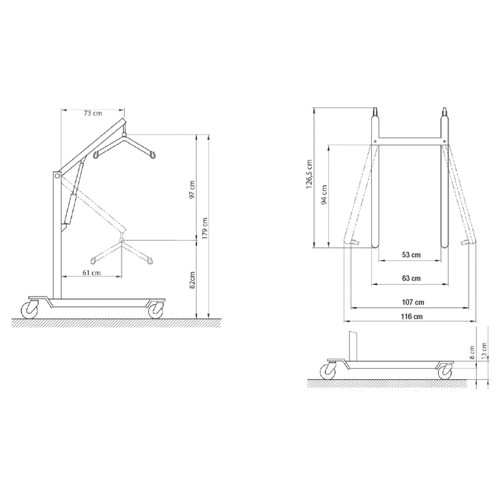 Γερανός ανύψωσης ΜΒΚ TALOS II Γερανοί